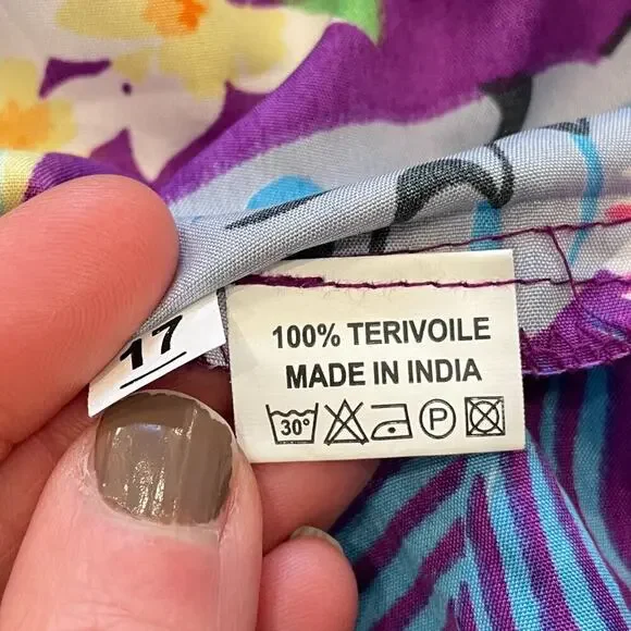 King Kameha Hawaiian Shirt, Tropical Bird, Floral, Pineapple, 2XL - Picture 4 of 9